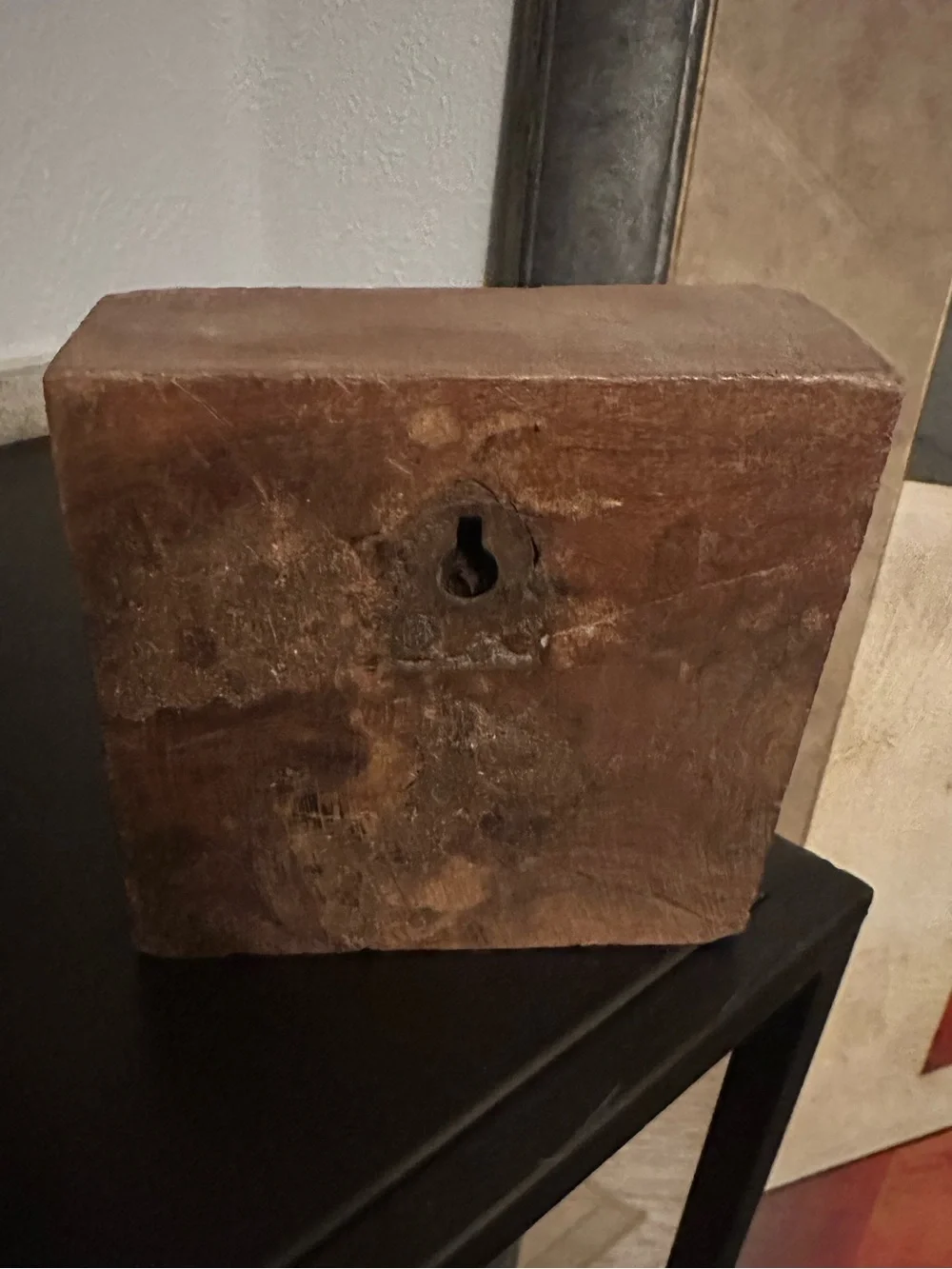 Wooden and Metal Coat/Key Ring wall hook